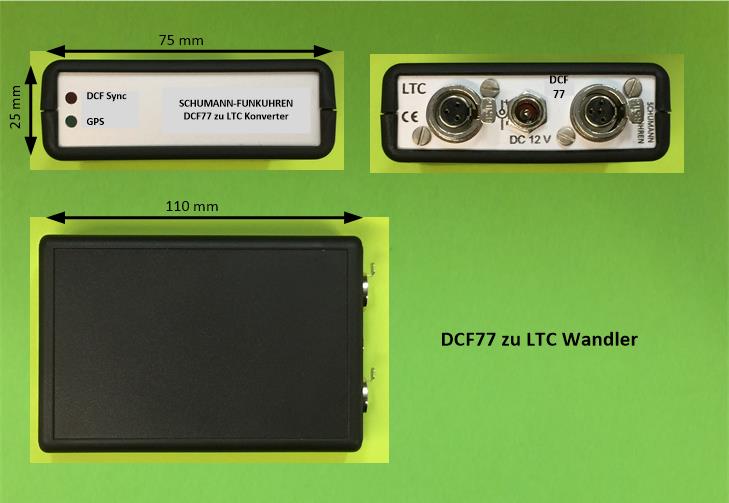 GPS DCF77 Konverter NEU  nur DCF zu LTC